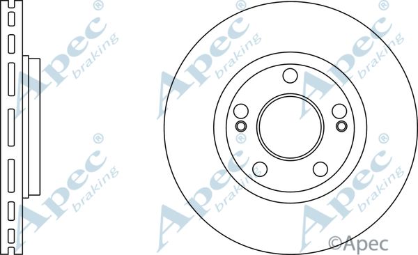 APEC BRAKING Тормозной диск DSK2948